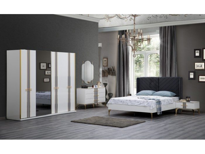 Спален комплект LOTTO (бяло)